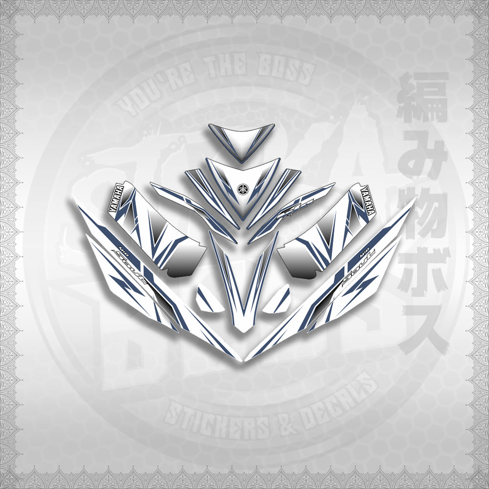 STICKER DECALS for MIO 4 (MIRGADEFOWH) By STICKABOSS (SOFIE LAMINATED WATERPROOF)