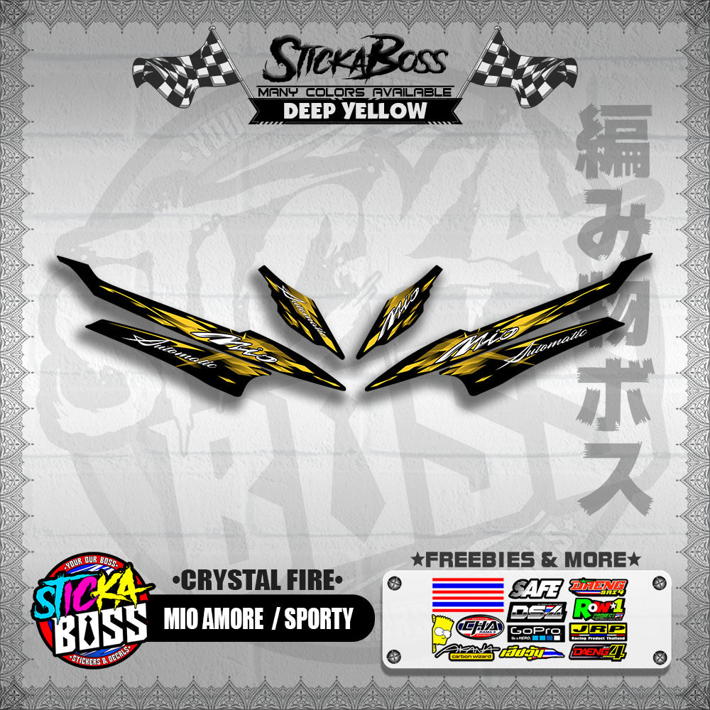 MIO AMORE / SPORTY DECALS ( CRYSTAL FIRE )【WITH FREEBIES】