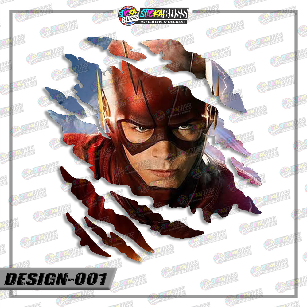 JUSTICE LEAGUE PART 1 | ANIME SCRATCH STICKER【VINYL PRINTED】( LAMINATED / WATERPROOF )【Stickaboss】