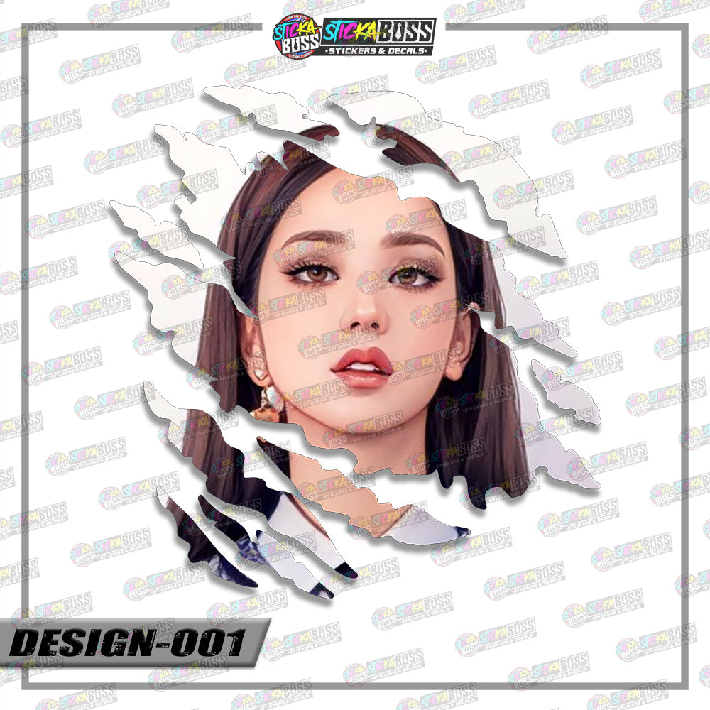 BLACKPINK PART 2 | ANIME SCRATCH STICKER【VINYL PRINTED】( LAMINATED / WATERPROOF )【Stickaboss】