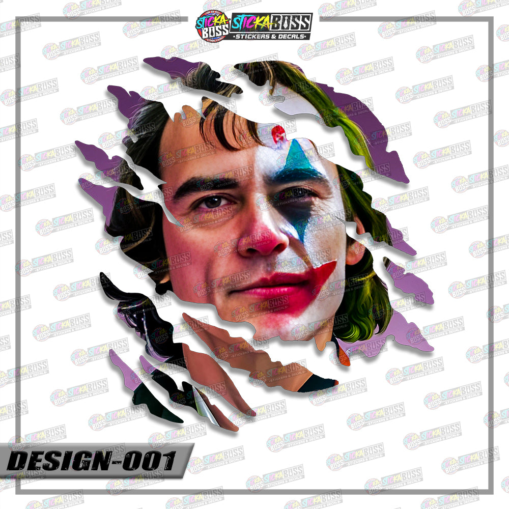 JOKER&HARLEY QUINN | ANIME SCRATCH STICKER【VINYL PRINTED】( LAMINATED / WATERPROOF )【Stickaboss】