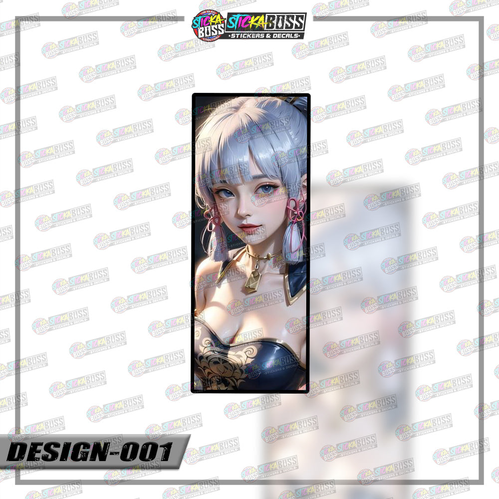 GENSHIN IMPACT | RECTANGLE SIZE VINYL STICKER 【VINYL PRINTED】( LAMINATED / WATERPROOF )