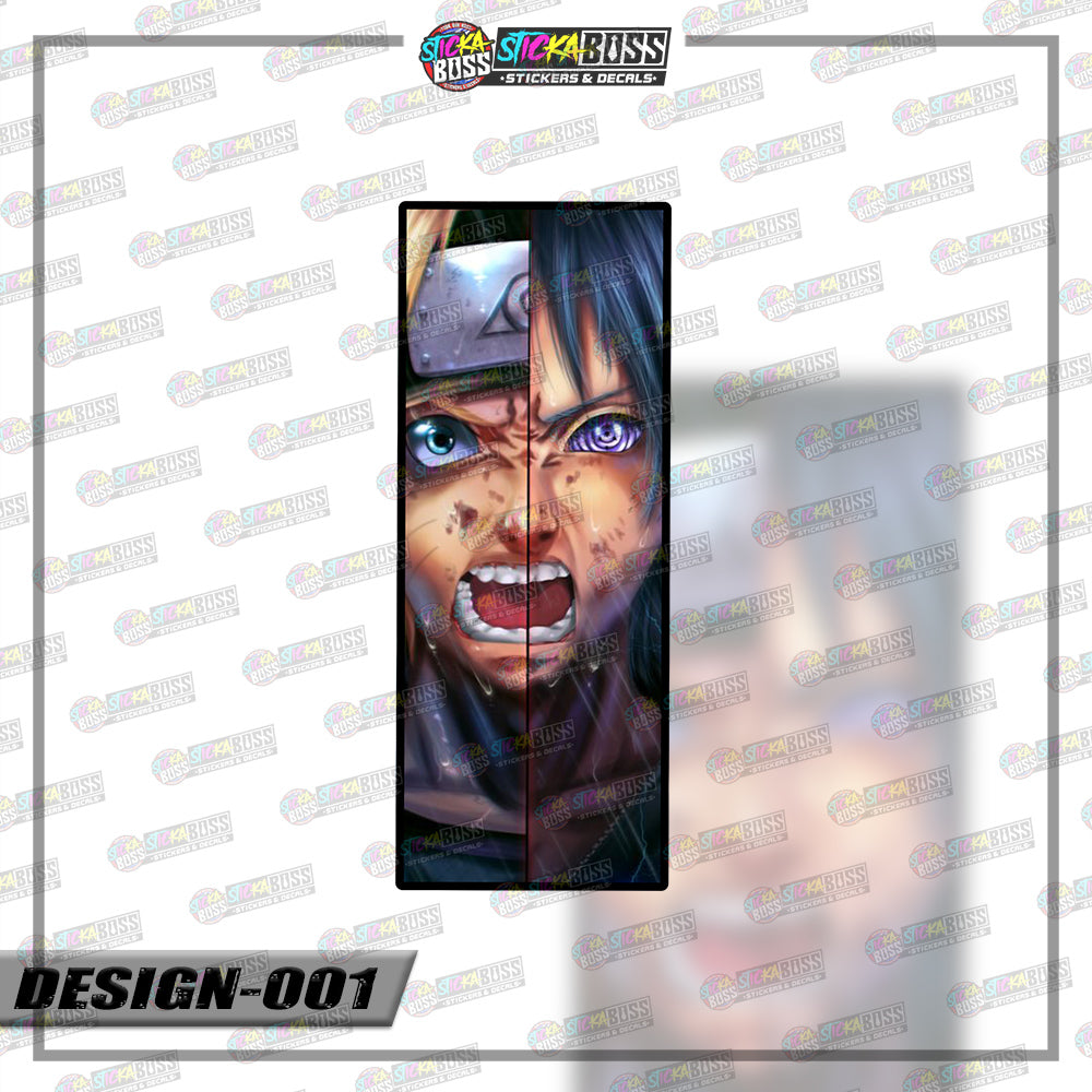 NARUTO | RECTANGLE SIZE VINYL STICKER 【VINYL PRINTED】( LAMINATED / WATERPROOF )