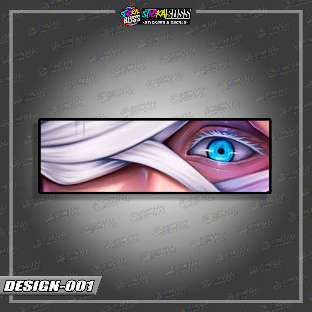 JUJUTSU KAISEN PART 1 | ANIME EYE SLAP STICKER【VINYL PRINTED】( LAMINATED / WATERPROOF )