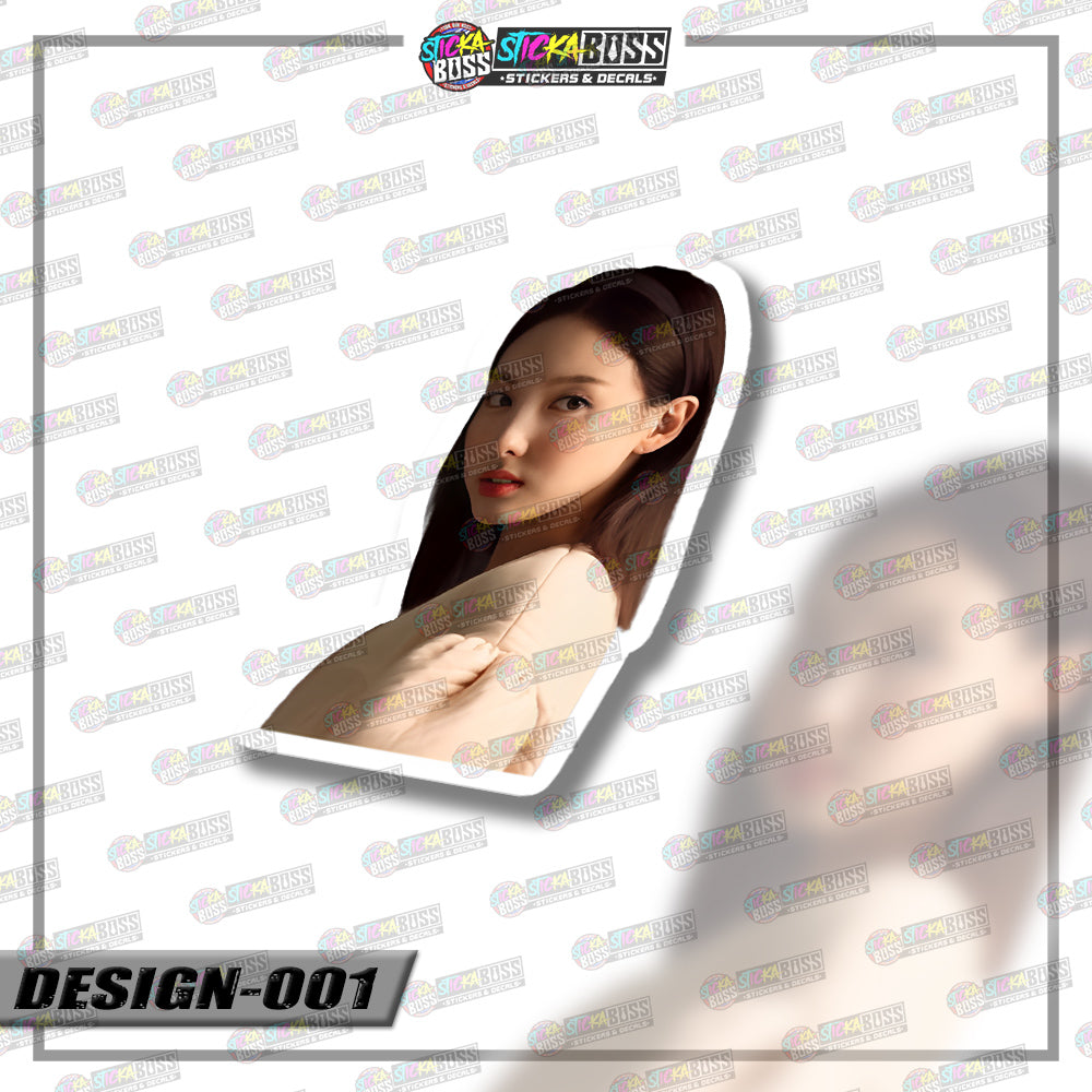 KPOP-TWICE | VINYL STICKER【VINYL PRINTED】( LAMINATED / WATERPROOF ) (Copy)