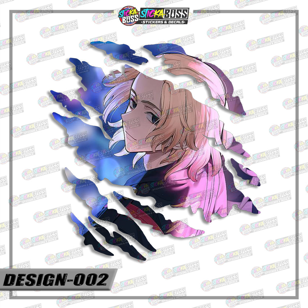 TOKYO REVENGERS | ANIME SCRATCH STICKER【VINYL PRINTED】( LAMINATED / WATERPROOF )【Stickaboss】