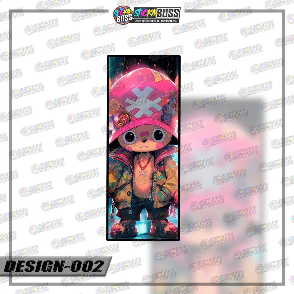 ONE PIECE| RECTANGLE SIZE VINYL STICKER 【VINYL PRINTED】( LAMINATED / WATERPROOF )