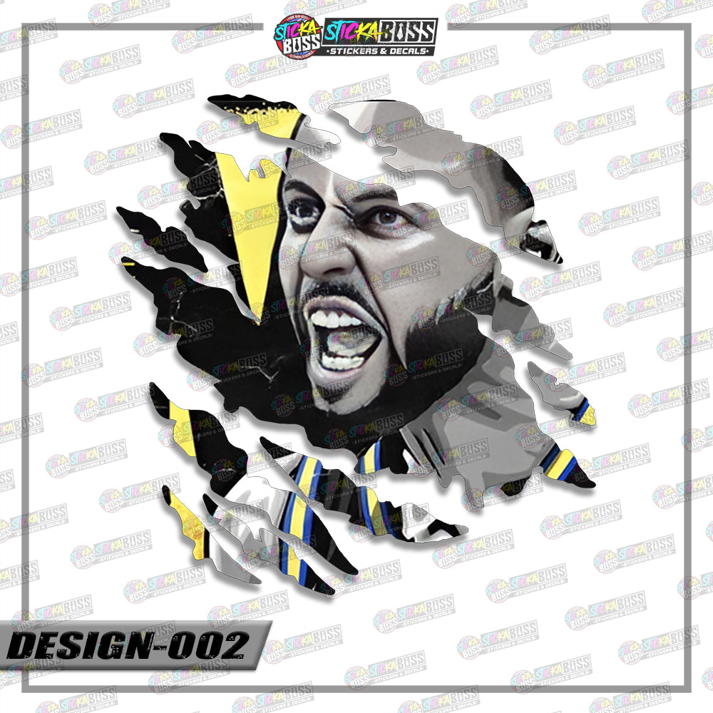 NBA PLAYERS | ANIME SCRATCH STICKER【VINYL PRINTED】( LAMINATED / WATERPROOF )【Stickaboss】