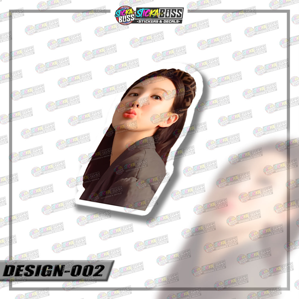 KPOP-TWICE | VINYL STICKER【VINYL PRINTED】( LAMINATED / WATERPROOF ) (Copy)