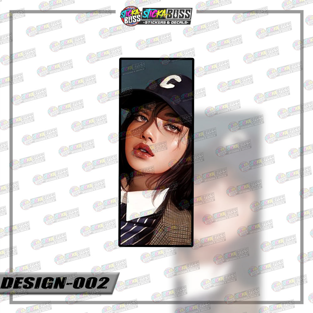 KPOP-BLACKPINK | RECTANGLE SIZE VINYL STICKER 【VINYL PRINTED】( LAMINATED / WATERPROOF )
