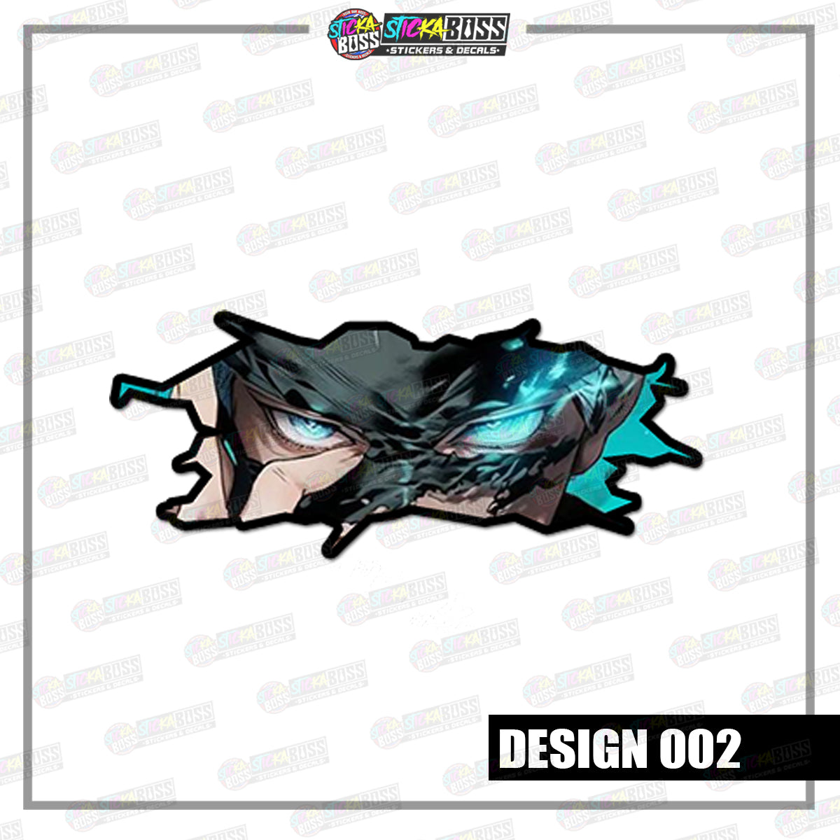 JUJUTSU KAISEN | CRACK PEEKERS ( ANIME VINYL STICKER DECALS )【Stickaboss】