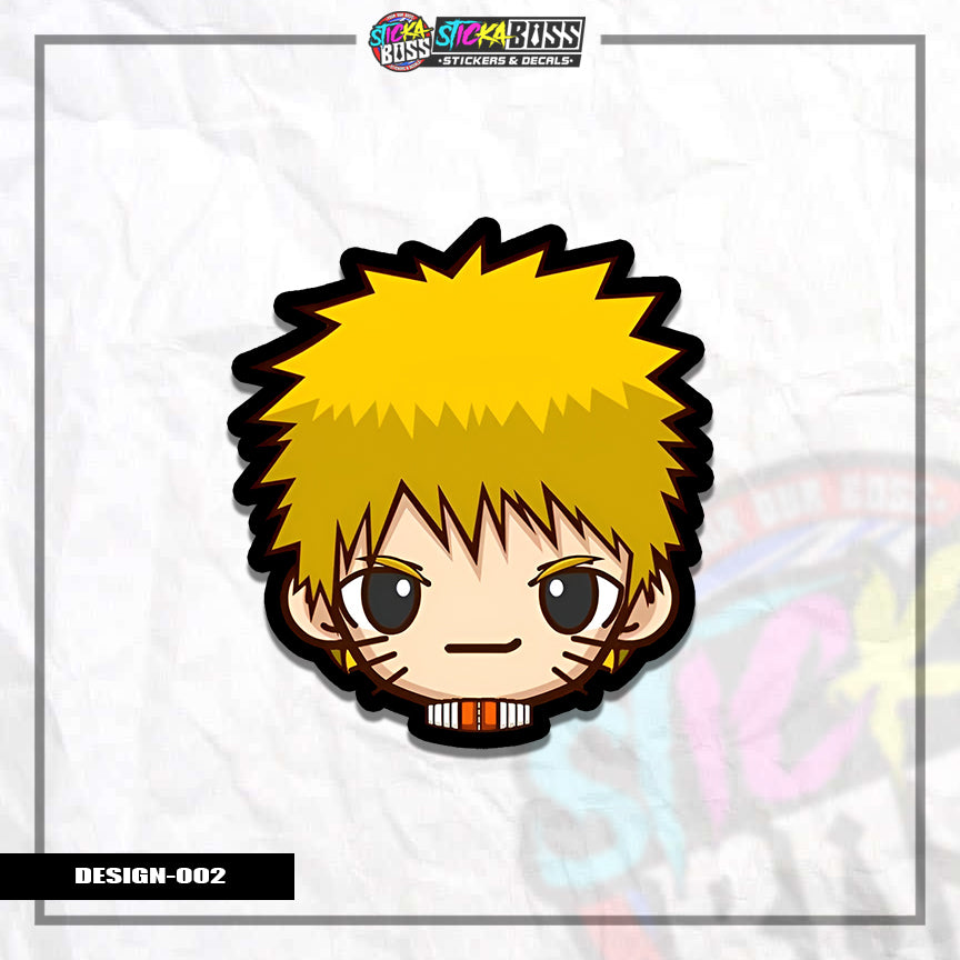 NARUTO | ANIME STICKER HEADS ( ANIME VINYL STICKER DECALS )【Stickaboss】 (Copy)