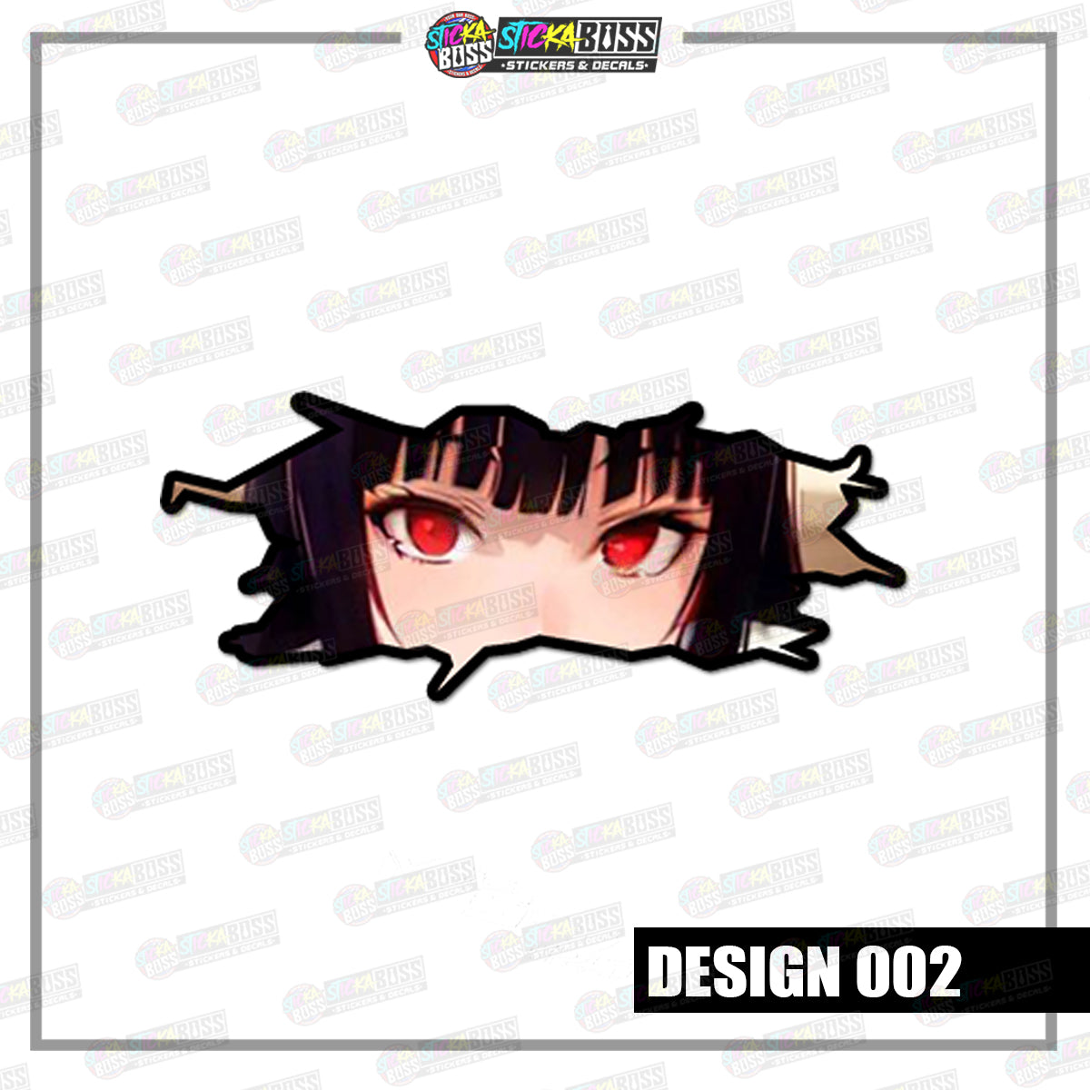 KAKEGURUI | CRACK PEEKERS ( ANIME VINYL STICKER DECALS )【Stickaboss】