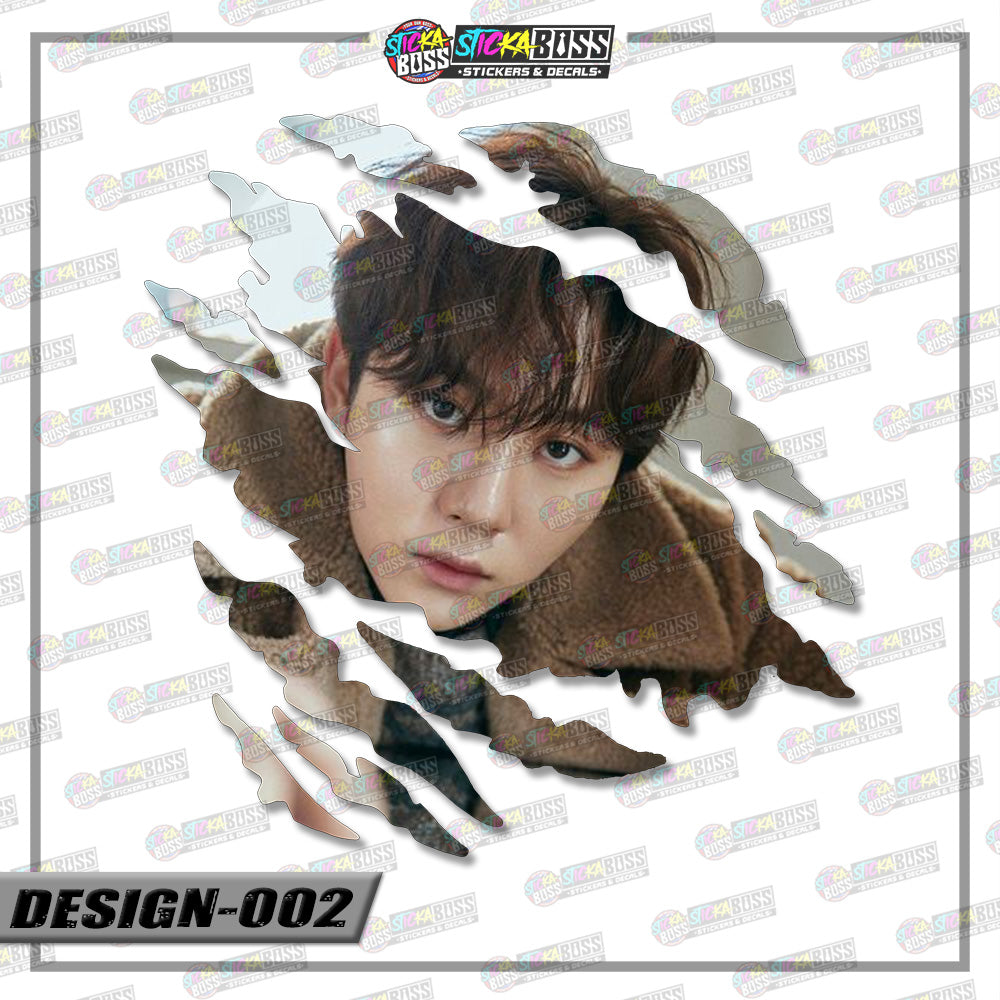 Seventeen | SCRATCH STICKER【VINYL PRINTED】( LAMINATED / WATERPROOF )【Stickaboss】