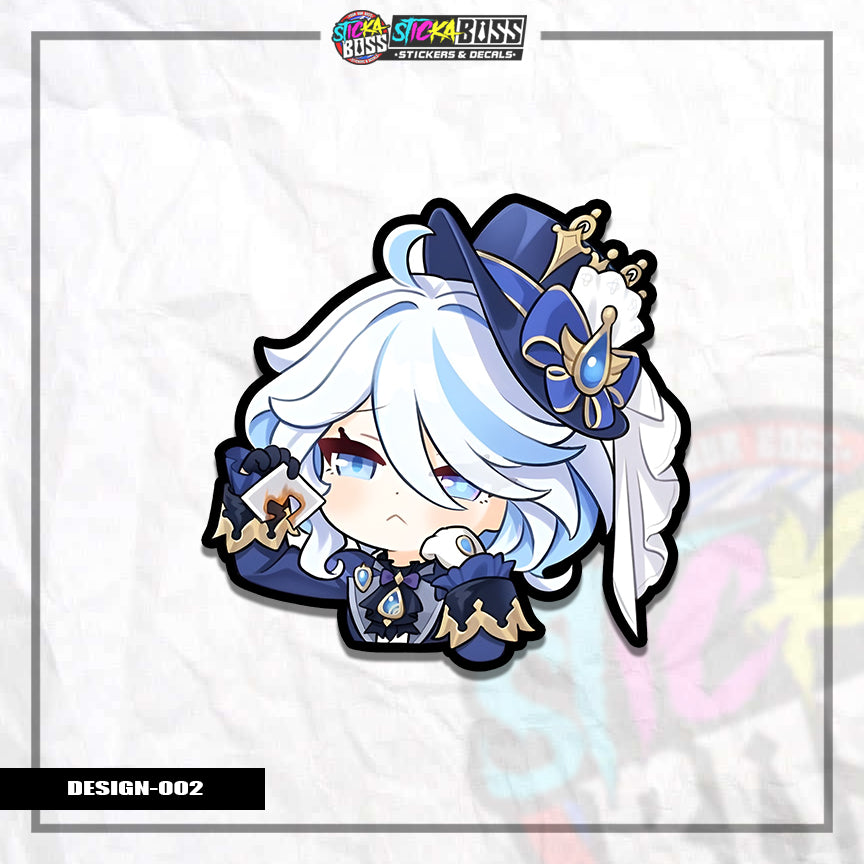 GENSHIN | ANIME STICKER HEADS ( ANIME VINYL STICKER DECALS )【Stickaboss】