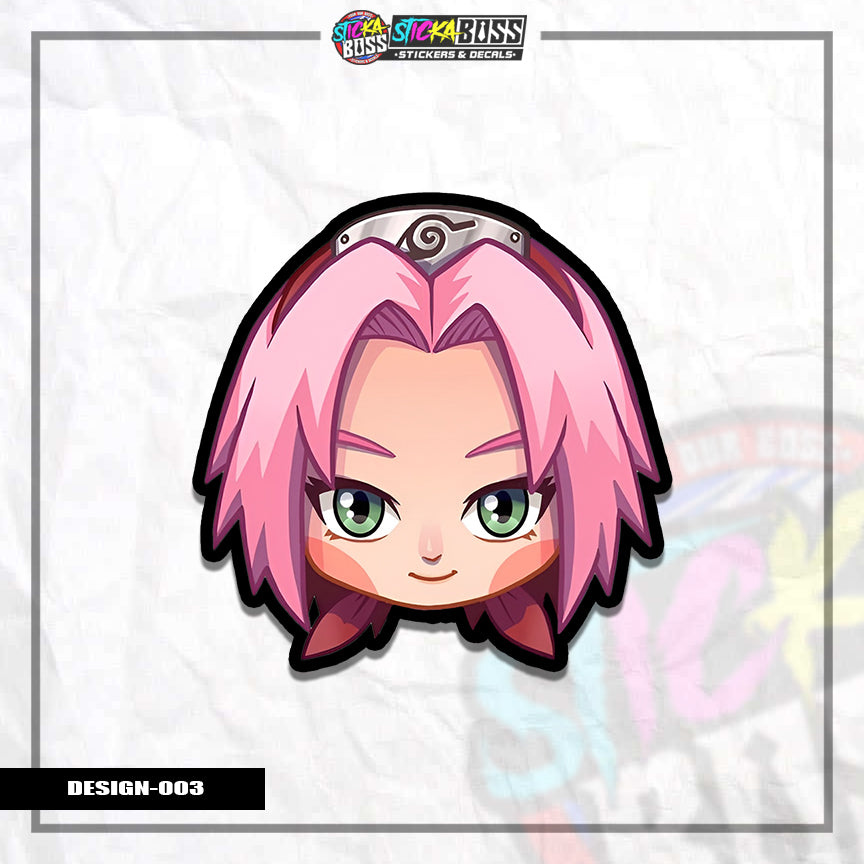 NARUTO | ANIME STICKER HEADS ( ANIME VINYL STICKER DECALS )【Stickaboss】 (Copy)