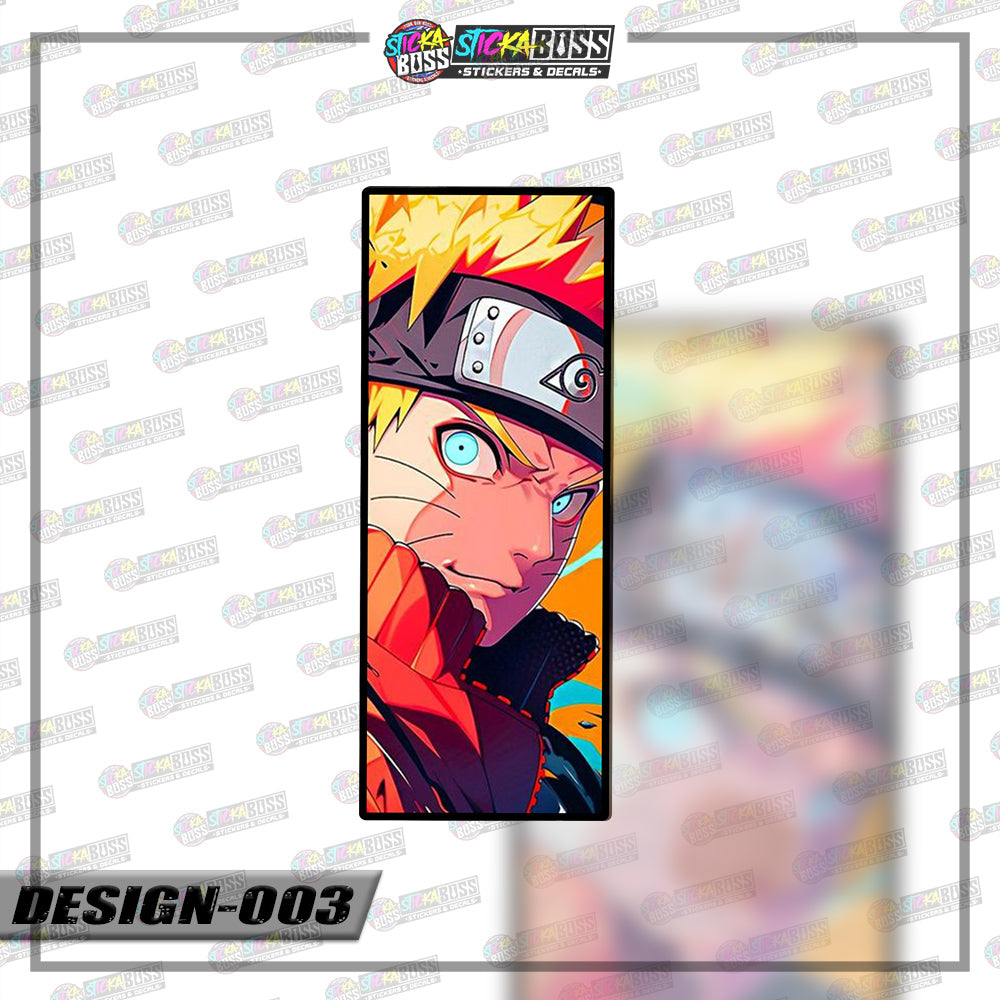 NARUTO | RECTANGLE SIZE VINYL STICKER 【VINYL PRINTED】( LAMINATED / WATERPROOF )