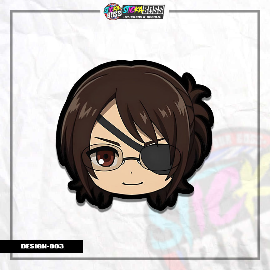 ATTACK ON TITAN| ANIME STICKER HEADS ( ANIME VINYL STICKER DECALS )【Stickaboss】 (Copy)