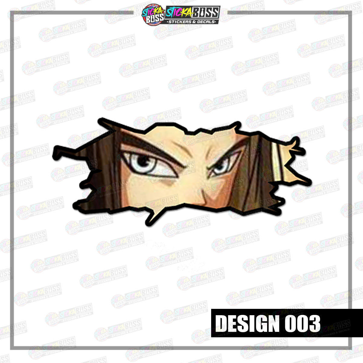 DRAGON BALL | CRACK PEEKERS ( ANIME VINYL STICKER DECALS )【Stickaboss】