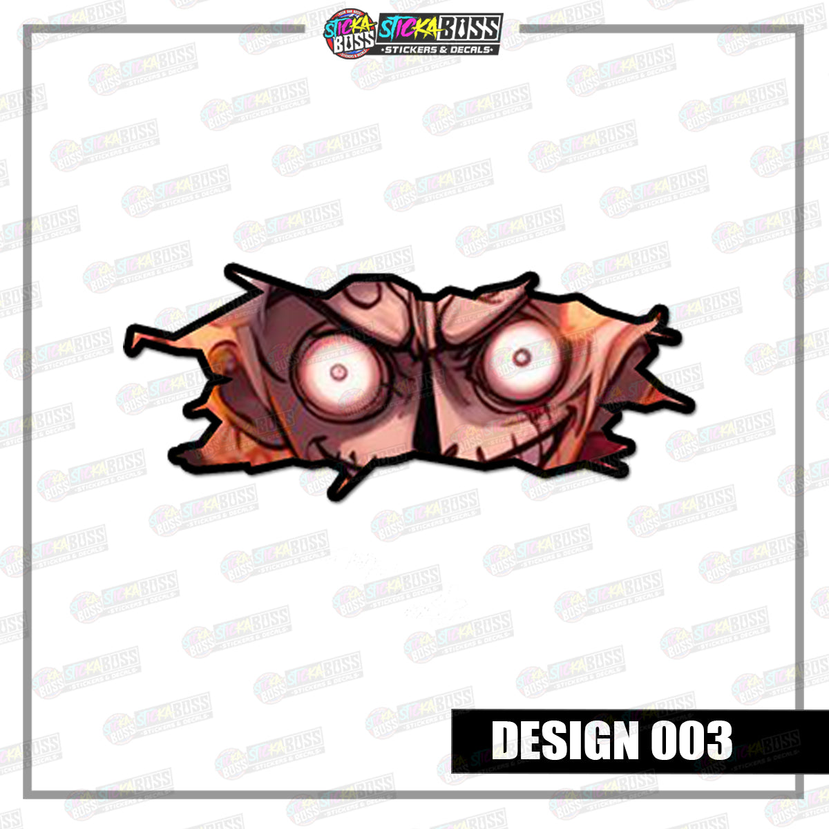 ONEPIECE | CRACK PEEKERS ( ANIME VINYL STICKER DECALS )【Stickaboss】
