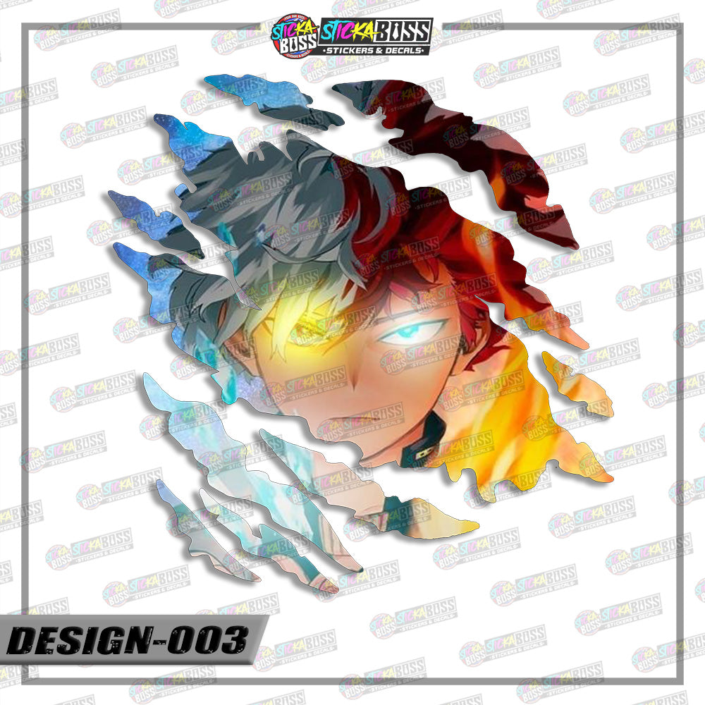 MY HERO ACADEMIA | ANIME SCRATCH STICKER【VINYL PRINTED】( LAMINATED / WATERPROOF )【Stickaboss】
