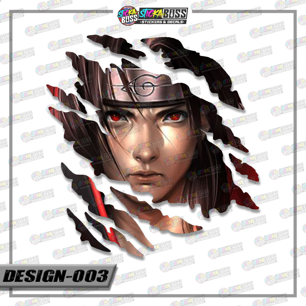 NARUTO PART 2 | ANIME SCRATCH STICKER【VINYL PRINTED】( LAMINATED / WATERPROOF )【Stickaboss】