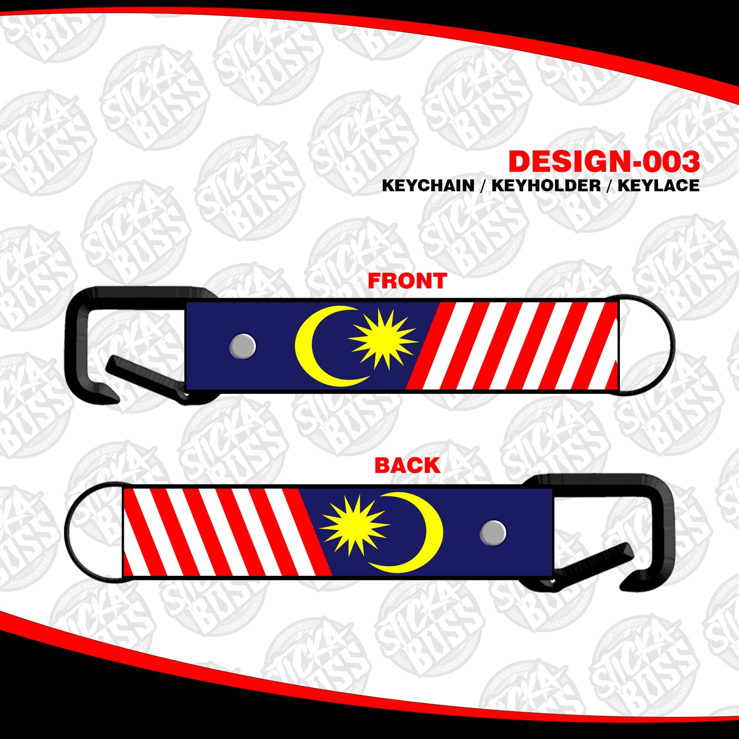 MALAYSIAN / KEYHOLDER / KEYLACE (SOLD PER PIECE)【Stickaboss】