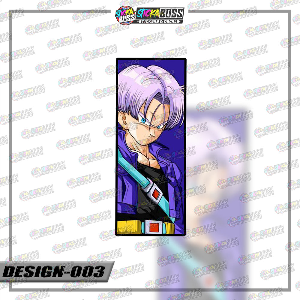 DRAGONBALL | RECTANGLE SIZE VINYL STICKER 【VINYL PRINTED】( LAMINATED / WATERPROOF )