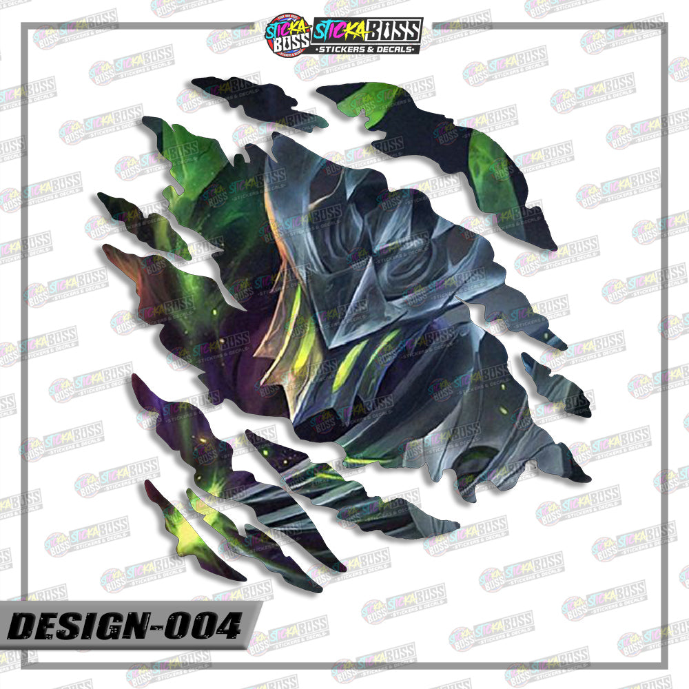 ML | ANIME SCRATCH STICKER【VINYL PRINTED】( LAMINATED / WATERPROOF )【Stickaboss】