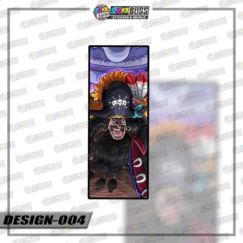 ONE PIECE| RECTANGLE SIZE VINYL STICKER 【VINYL PRINTED】( LAMINATED / WATERPROOF )