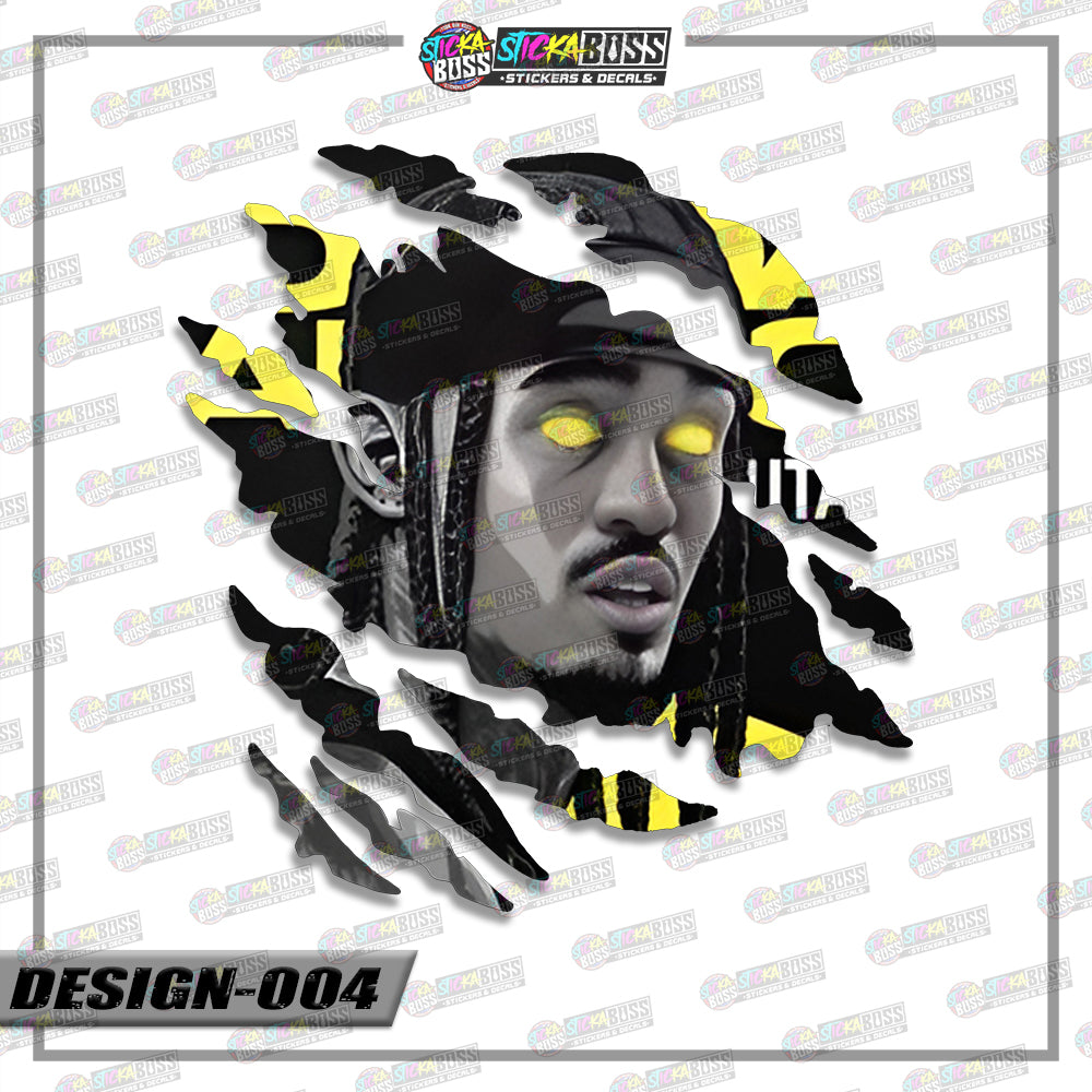 NBA PLAYERS | ANIME SCRATCH STICKER【VINYL PRINTED】( LAMINATED / WATERPROOF )【Stickaboss】