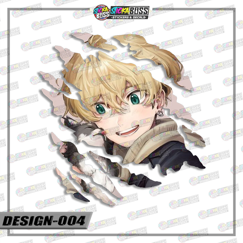 TOKYO REVENGERS | ANIME SCRATCH STICKER【VINYL PRINTED】( LAMINATED / WATERPROOF )【Stickaboss】
