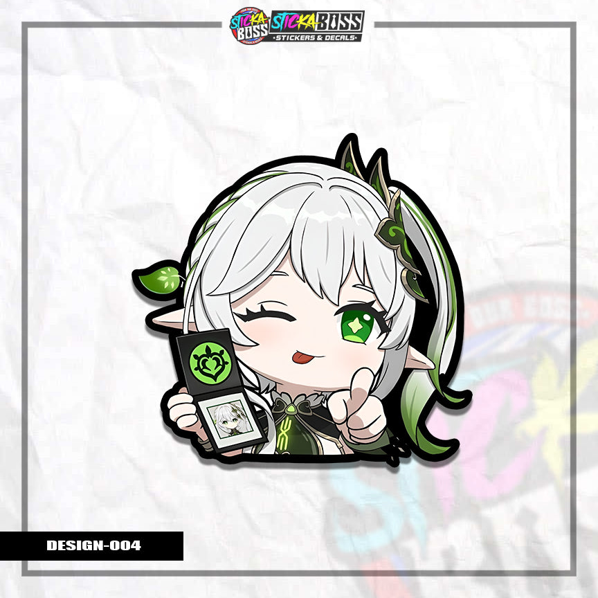 GENSHIN | ANIME STICKER HEADS ( ANIME VINYL STICKER DECALS )【Stickaboss】