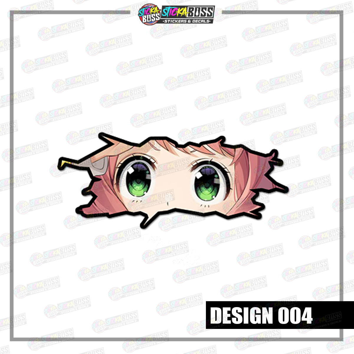 ANYA | CRACK PEEKERS ( ANIME VINYL STICKER DECALS )【Stickaboss】