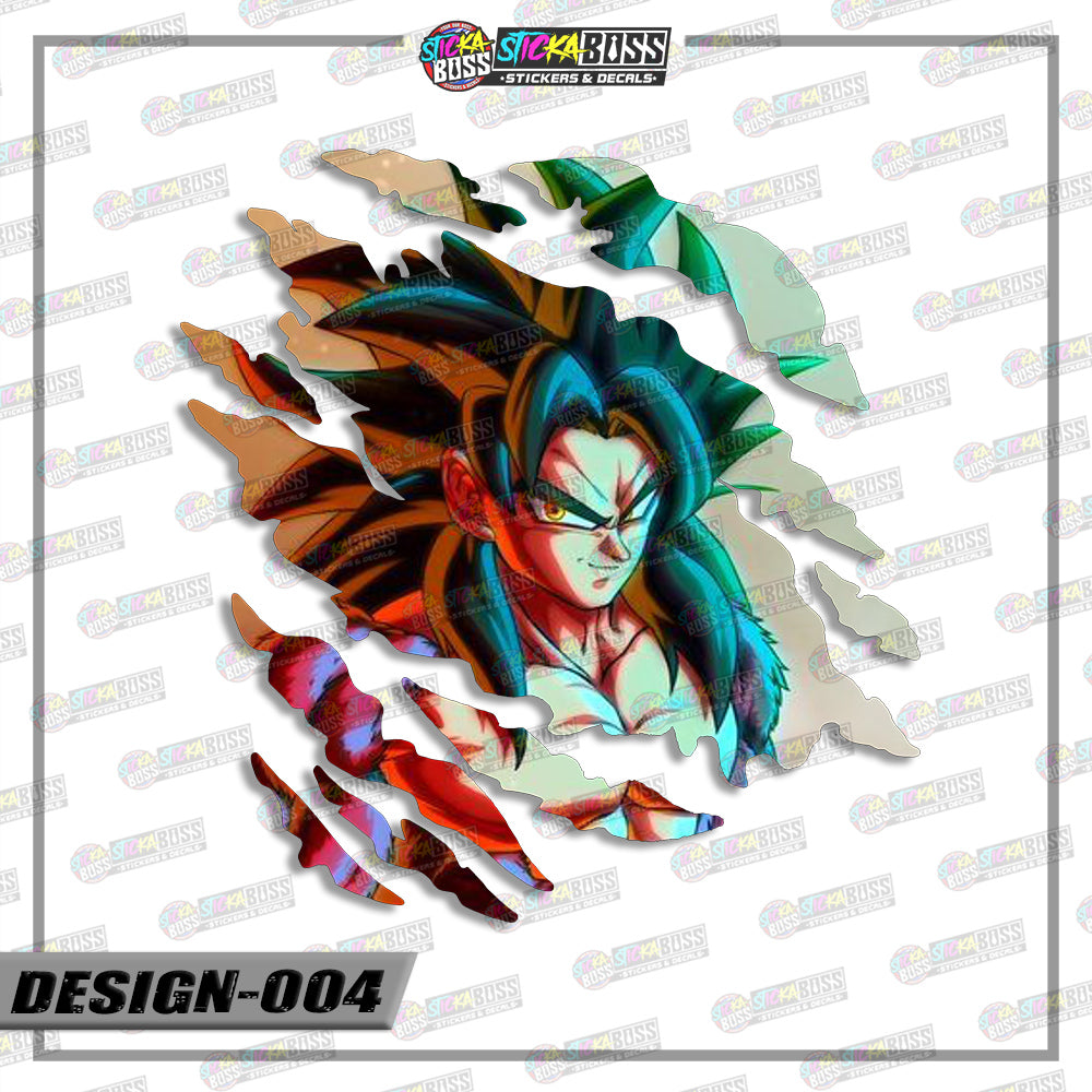 DRAGON BALL | ANIME SCRATCH STICKER【VINYL PRINTED】( LAMINATED / WATERPROOF )【Stickaboss】