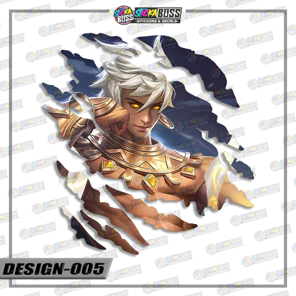 ML | ANIME SCRATCH STICKER【VINYL PRINTED】( LAMINATED / WATERPROOF )【Stickaboss】