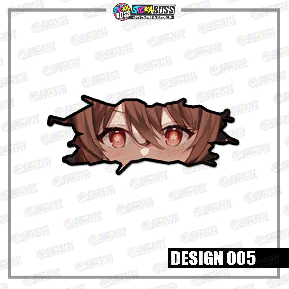 GENSHIN IMPACT | ANIME SCRATCH STICKER【VINYL PRINTED】( LAMINATED / WATERPROOF )【Stickaboss】