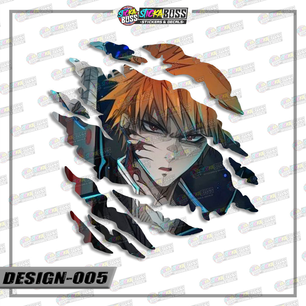 BLEACH | ANIME SCRATCH STICKER【VINYL PRINTED】( LAMINATED / WATERPROOF )【Stickaboss】