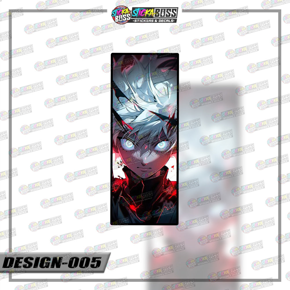 DEMONSLAYER | RECTANGLE SIZE VINYL STICKER 【VINYL PRINTED】( LAMINATED / WATERPROOF )