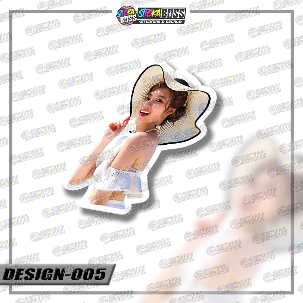 KPOP-TWICE | VINYL STICKER【VINYL PRINTED】( LAMINATED / WATERPROOF ) (Copy)