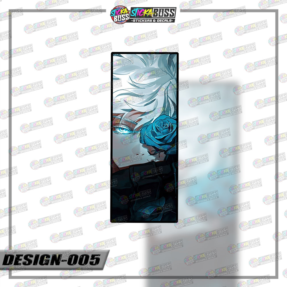 JUJUTSU KAISEN | RECTANGLE SIZE VINYL STICKER 【VINYL PRINTED】( LAMINATED / WATERPROOF )