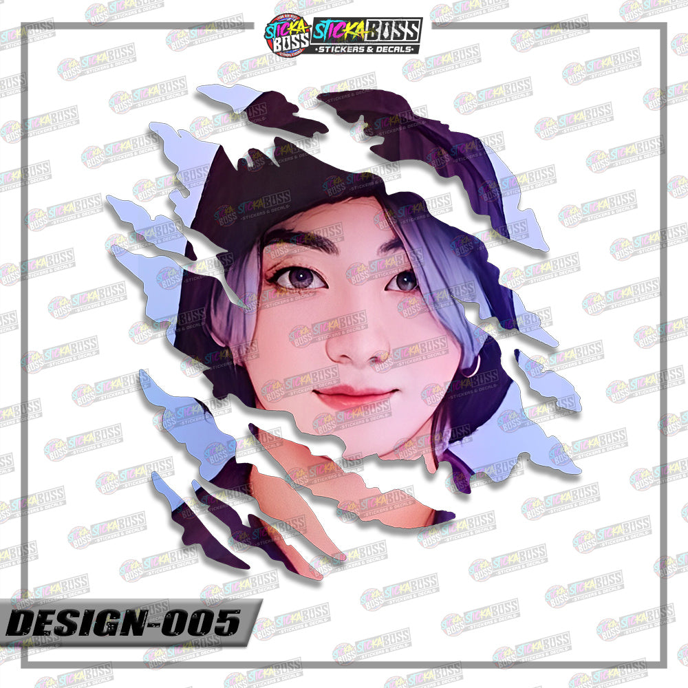 BTS PART 2 | ANIME SCRATCH STICKER【VINYL PRINTED】( LAMINATED / WATERPROOF )【Stickaboss】