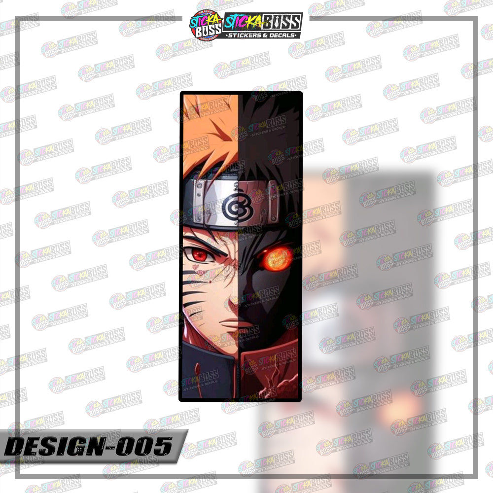 NARUTO | RECTANGLE SIZE VINYL STICKER 【VINYL PRINTED】( LAMINATED / WATERPROOF )