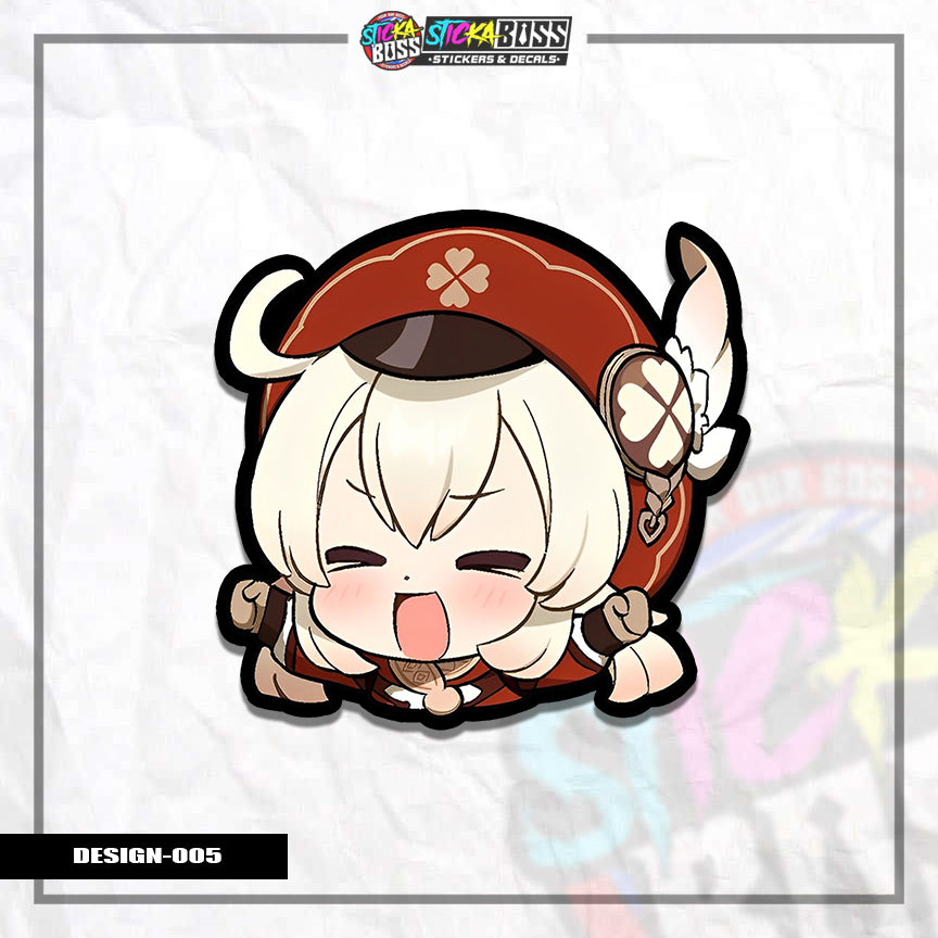 GENSHIN | ANIME STICKER HEADS ( ANIME VINYL STICKER DECALS )【Stickaboss】