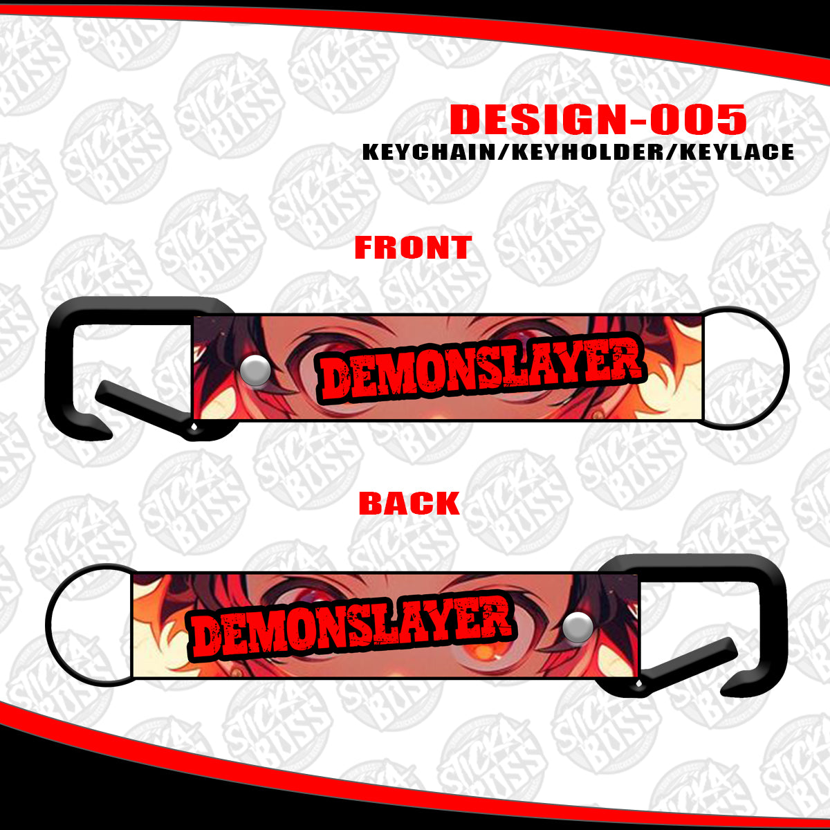 DEMONSLAYER KEYCHAIN / KEYHOLDER / KEYLACE (SOLD PER PIECE)【Stickaboss】