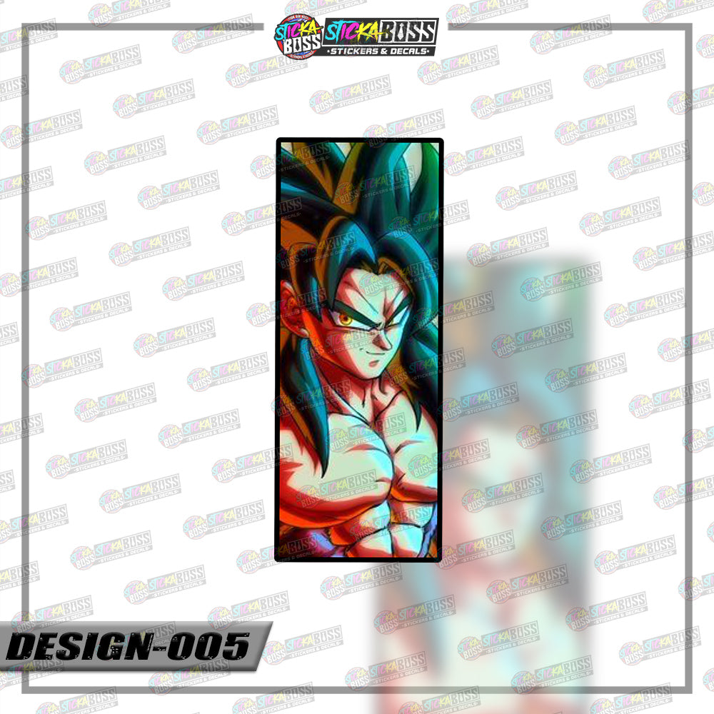 DRAGONBALL | RECTANGLE SIZE VINYL STICKER 【VINYL PRINTED】( LAMINATED / WATERPROOF )
