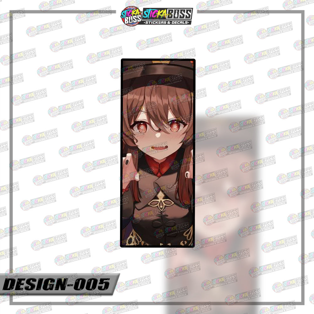 GENSHIN IMPACT | RECTANGLE SIZE VINYL STICKER 【VINYL PRINTED】( LAMINATED / WATERPROOF )
