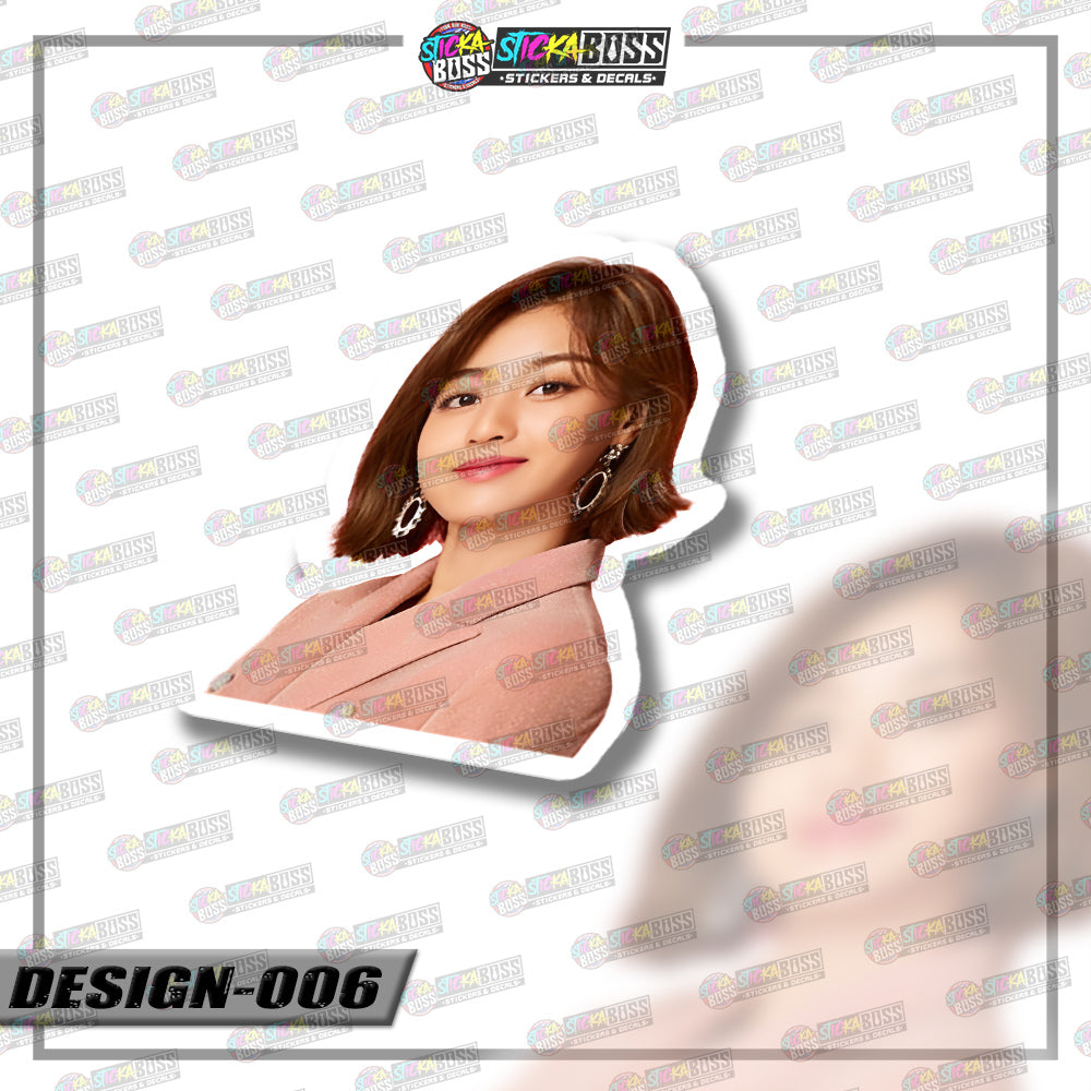 KPOP-TWICE | VINYL STICKER【VINYL PRINTED】( LAMINATED / WATERPROOF ) (Copy)