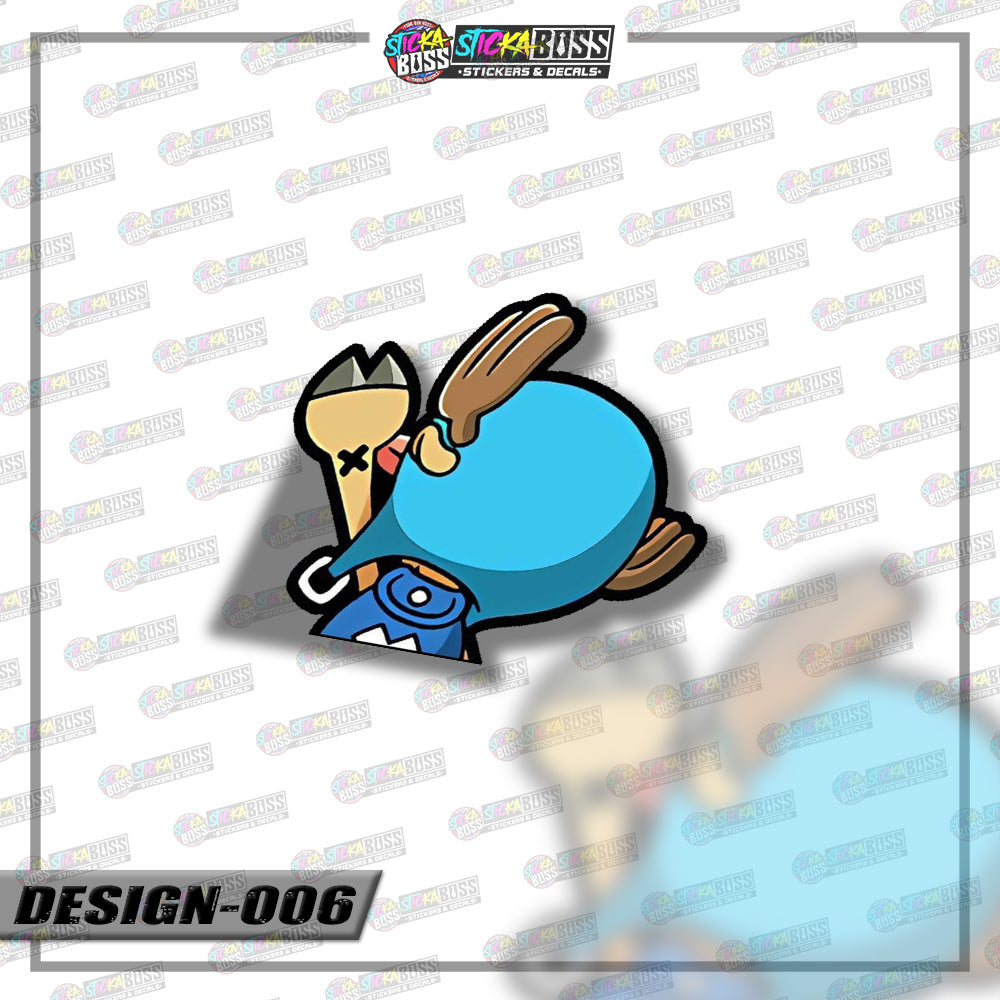 ONE PIECE P2 | VINYL STICKER【VINYL PRINTED】( LAMINATED / WATERPROOF ) (Copy)