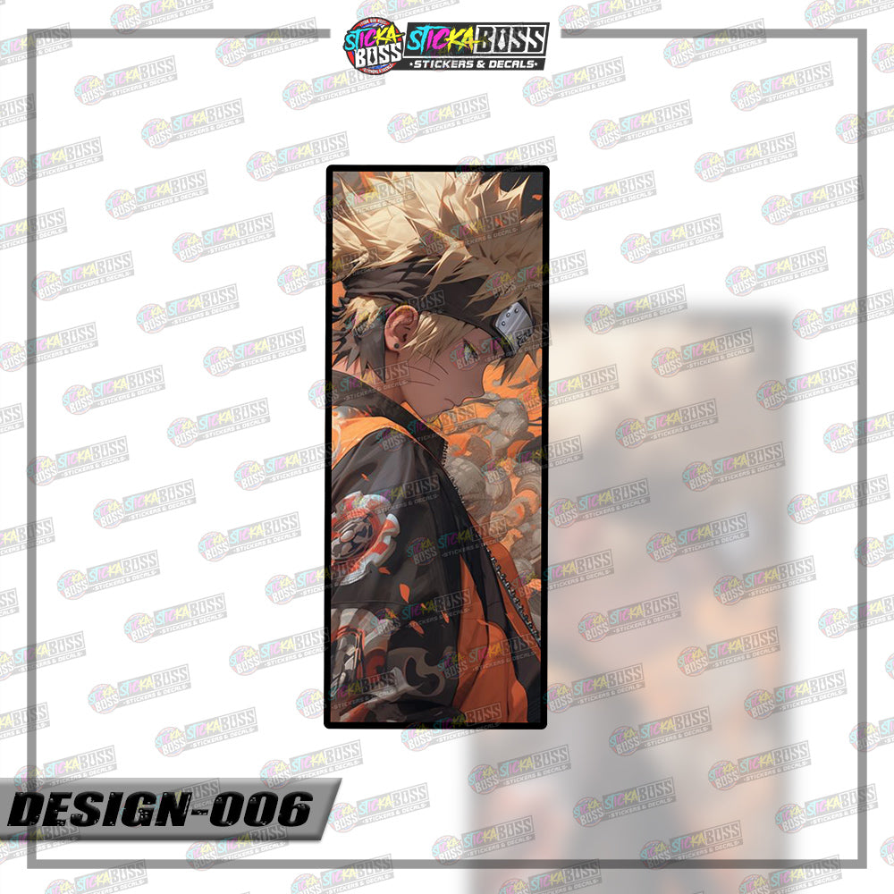 NARUTO | RECTANGLE SIZE VINYL STICKER 【VINYL PRINTED】( LAMINATED / WATERPROOF )